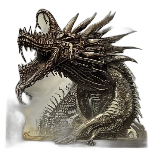 dragon, creature, animal, jewelry transparent PNG cut-out