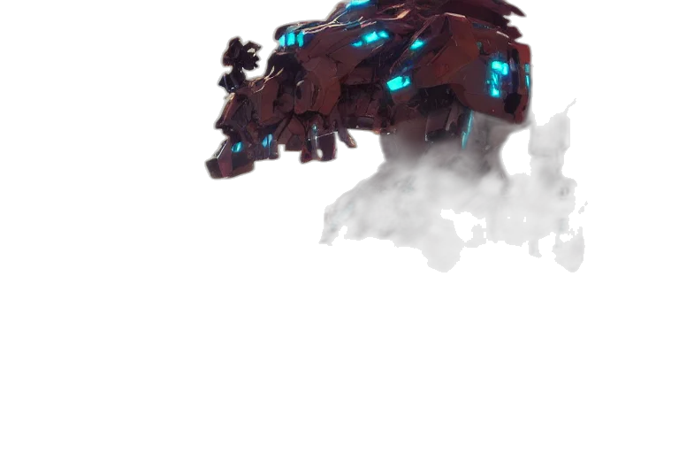 dragon, creature, mask, robot, concept art, fantasy art, 3d render, pixel art transparent PNG cut-out