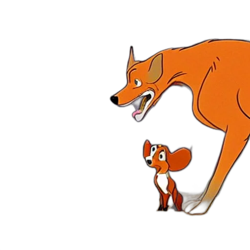 animal, creature, concept art, cartoon, forest, fire, still, frame transparent PNG cut-out