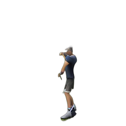 staff, hat, 3d render, concept art transparent PNG cut-out