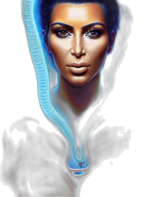 hair, staff, face, mask, concept art, fantasy art, photorealistic, vaporwave transparent PNG cut-out