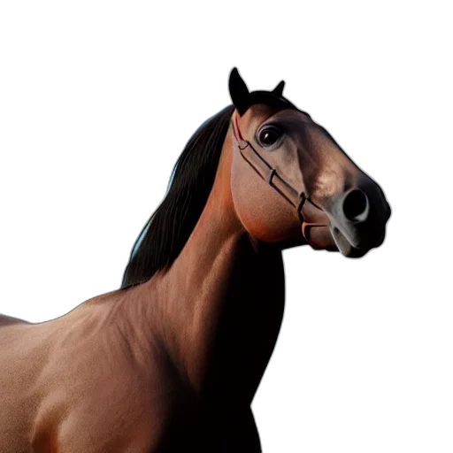 animal, creature, face, hair, photorealistic, 3d render, concept art, oil painting transparent PNG cut-out