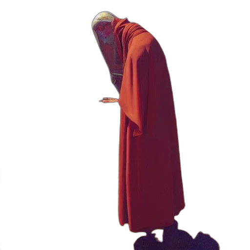 dress, staff, jacket, mask transparent PNG cut-out