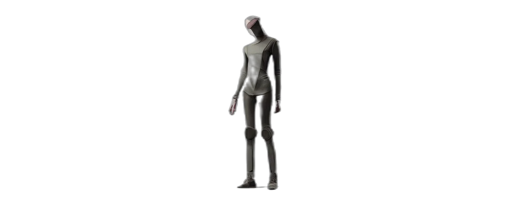 robot, jacket, dress, staff transparent PNG cut-out