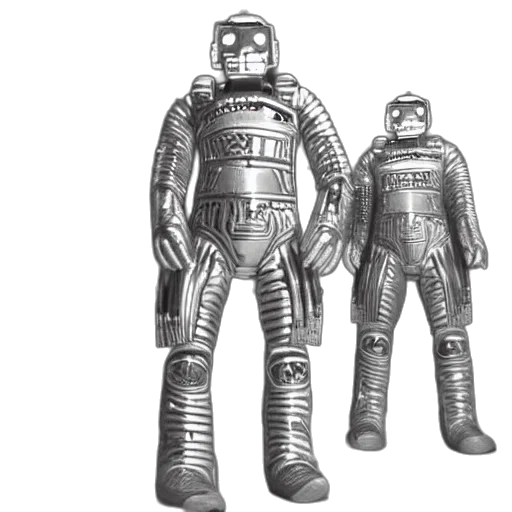 robot, concept art, 3d render, comic book art transparent PNG cut-out