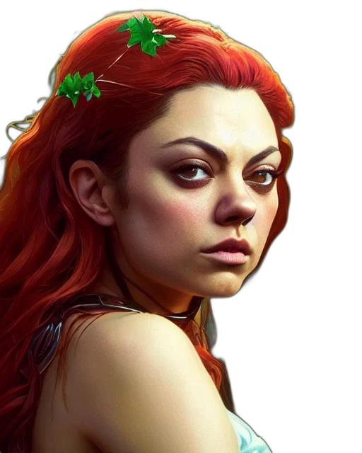 face, crown, jewelry, fantasy art transparent PNG cut-out
