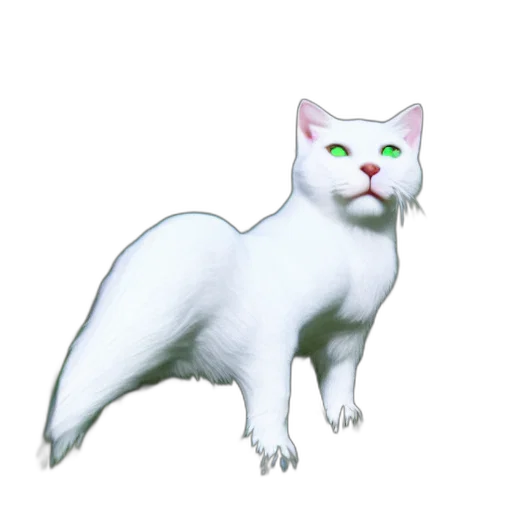 animal, staff, creature, 3d render transparent PNG cut-out