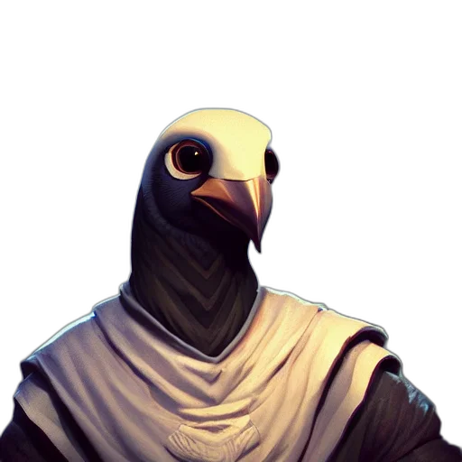 mask, staff, creature, face transparent PNG cut-out