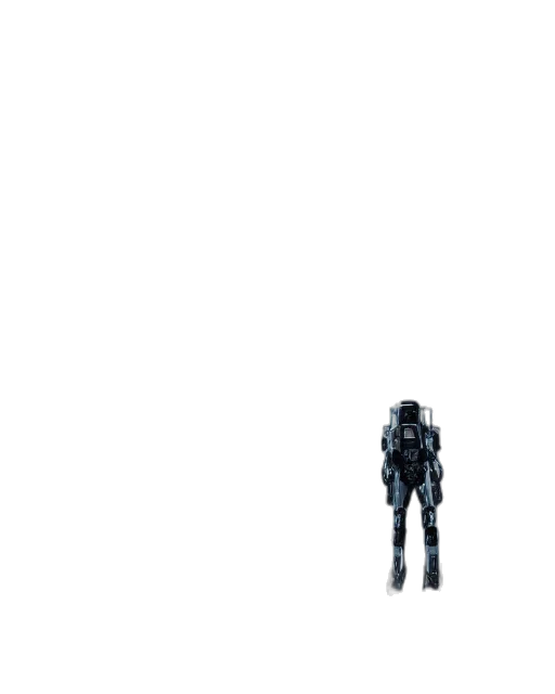 robot, weapon, creature, animal, pixel art, concept art, 3d render, comic book art transparent PNG cut-out