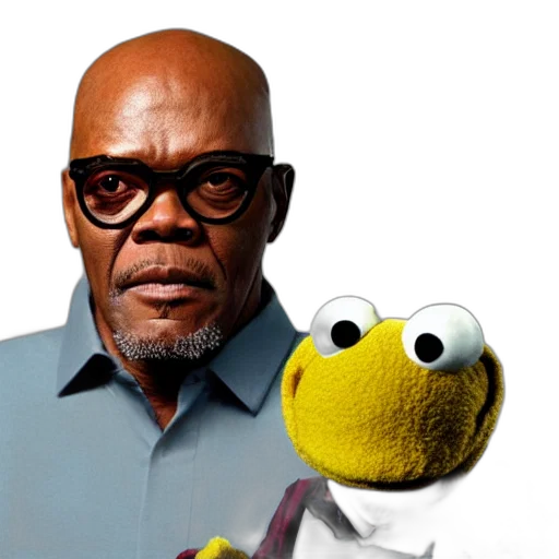 staff, samuel, jackson, muppet transparent PNG cut-out