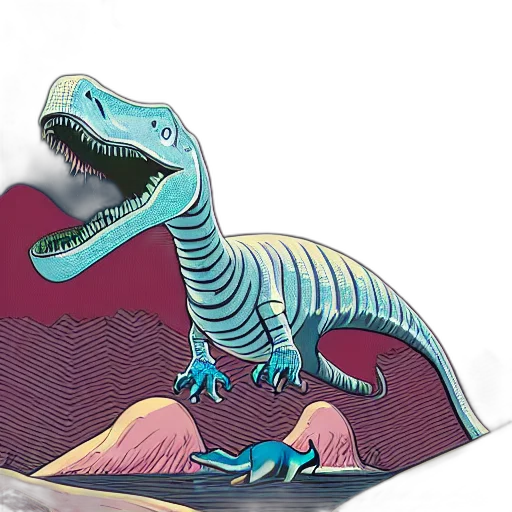 dragon, creature, animal, concept art, vaporwave, 3d render, fantasy art, dinosaur transparent PNG cut-out