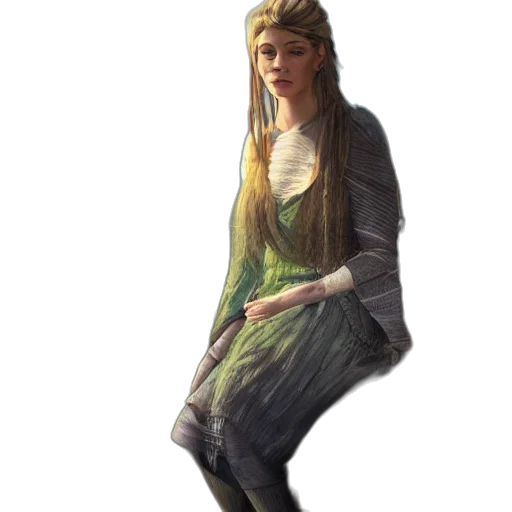 dress, staff, jacket, dragon transparent PNG cut-out