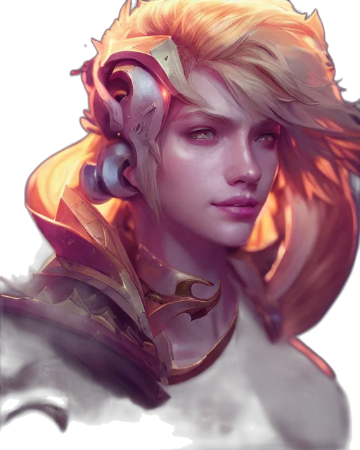 crown, face, dragon, staff, fantasy art, concept art, oil painting, anime transparent PNG cut-out