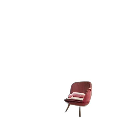 furniture, staff, hat, shoes, 3d render, concept art, photorealistic, red transparent PNG cut-out