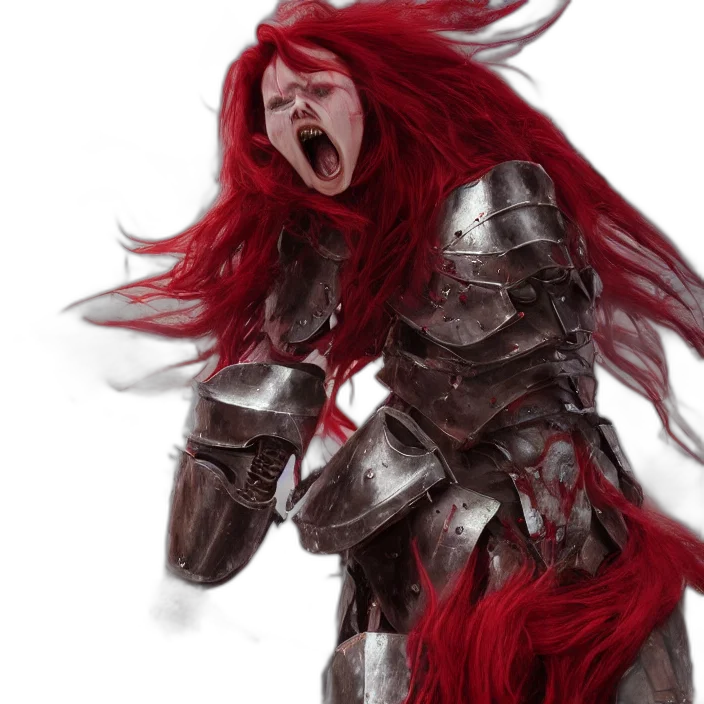 hair, dragon, mask, creature transparent PNG cut-out