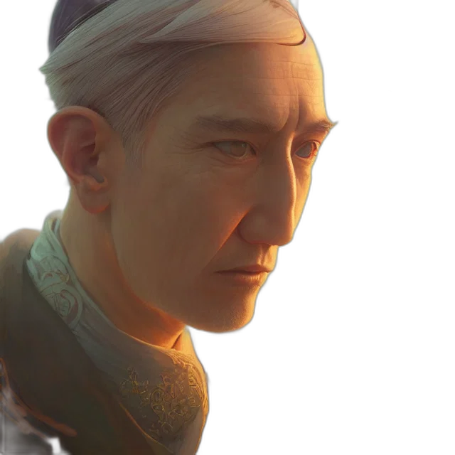 face, dragon, staff, robot transparent PNG cut-out