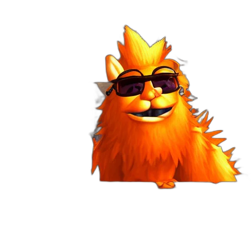 animal, crown, creature, staff transparent PNG cut-out