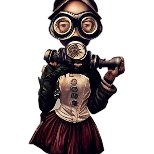 mask, robot, dress, weapon transparent PNG cut-out