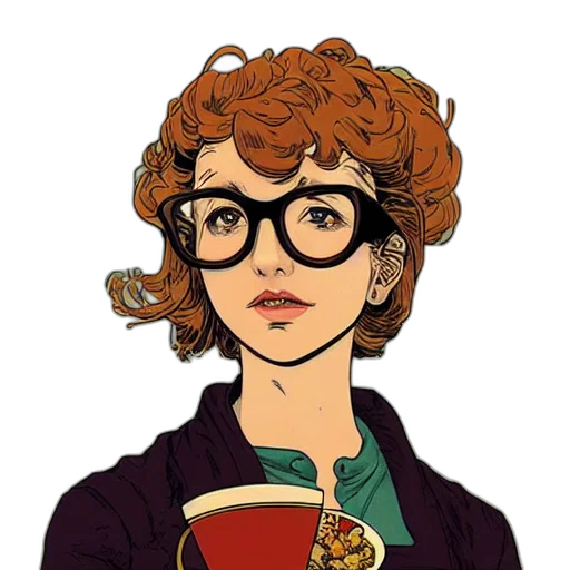 staff, face, jewelry, cartoon transparent PNG cut-out