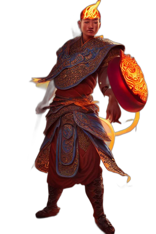 dragon, staff, mask, sword, concept art, 3d render, fantasy art, photorealistic transparent PNG cut-out