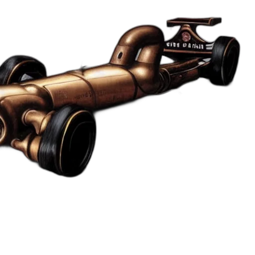 weapon, car, sword, robot, concept art, 3d render, photorealistic, watercolor transparent PNG cut-out