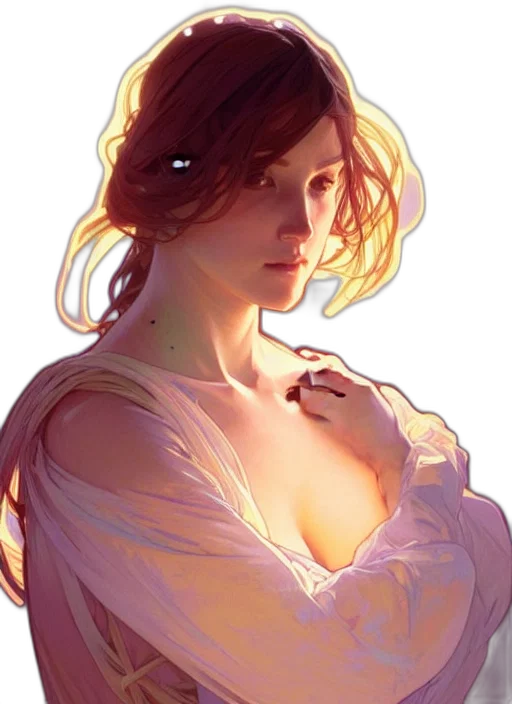 dress, face, crown, concept art transparent PNG cut-out