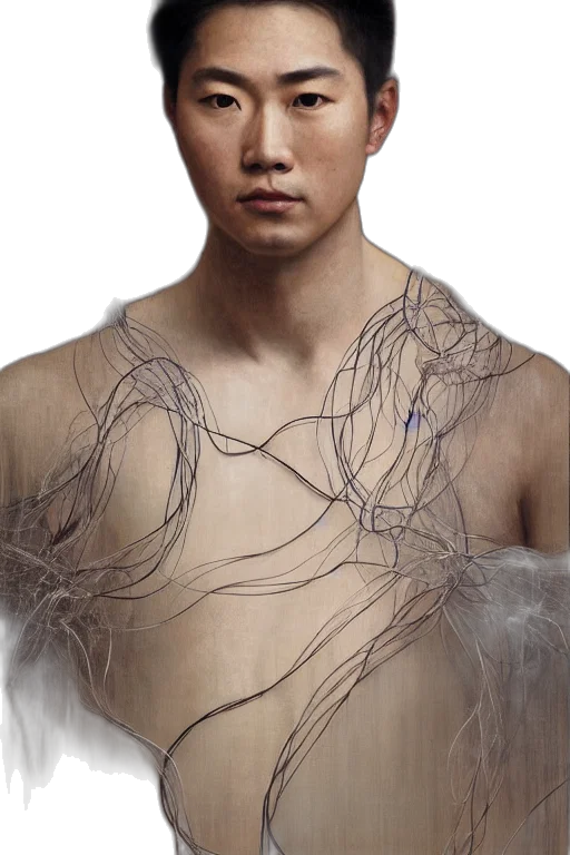 hair, jewelry, face, mask transparent PNG cut-out