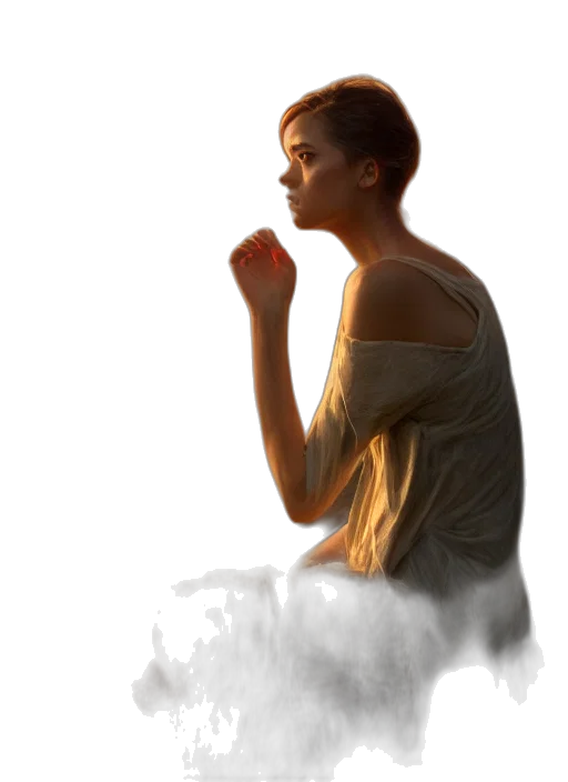 dress, face, jewelry, staff, photorealistic, concept art, oil painting, fantasy art transparent PNG cut-out