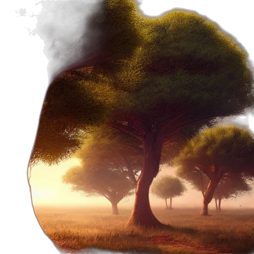 tree, mask, hat, hair transparent PNG cut-out