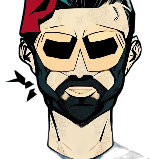 mask, face, staff, jacket transparent PNG cut-out