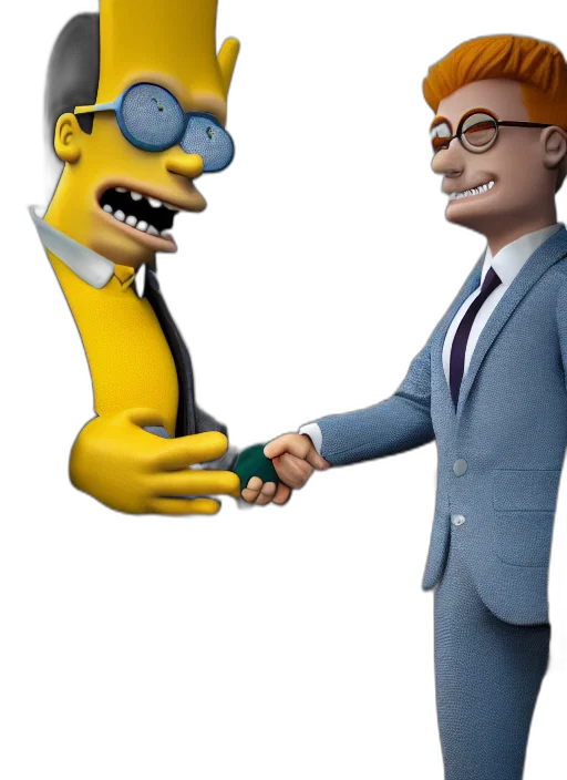 staff, cartoon, 3d render, concept art, bart, simpson, harry, potter transparent PNG cut-out