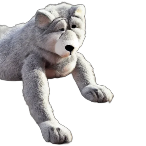 animal, creature, staff, face, 3d render, photorealistic, concept art, cartoon transparent PNG cut-out