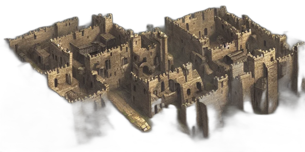 crown, building, weapon, dragon transparent PNG cut-out