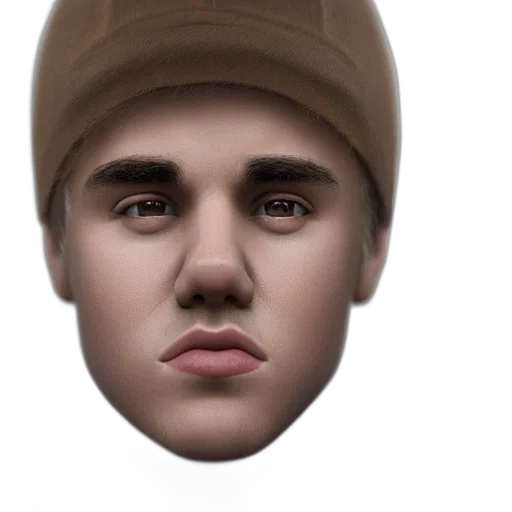 face, hat, mask, photorealistic transparent PNG cut-out