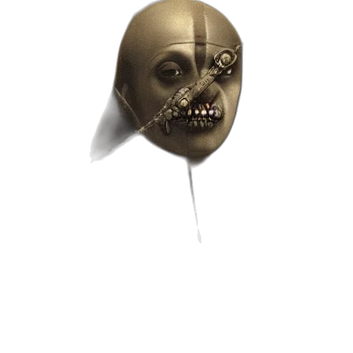 mask, face, jewelry, creature, concept art, photorealistic, 3d render, fantasy art transparent PNG cut-out
