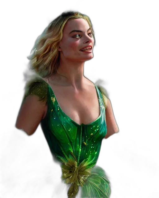 dress, crown, creature, hair transparent PNG cut-out