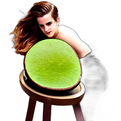 furniture, hair, food, jacket, photorealistic, concept art, 3d render, outer space transparent PNG cut-out