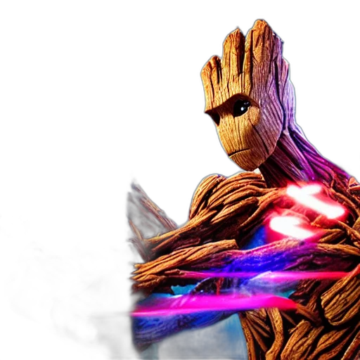 tree, creature, staff, weapon transparent PNG cut-out