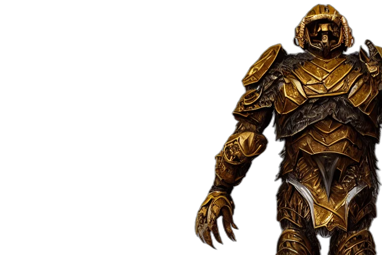 robot, concept art, fantasy art, 3d render transparent PNG cut-out