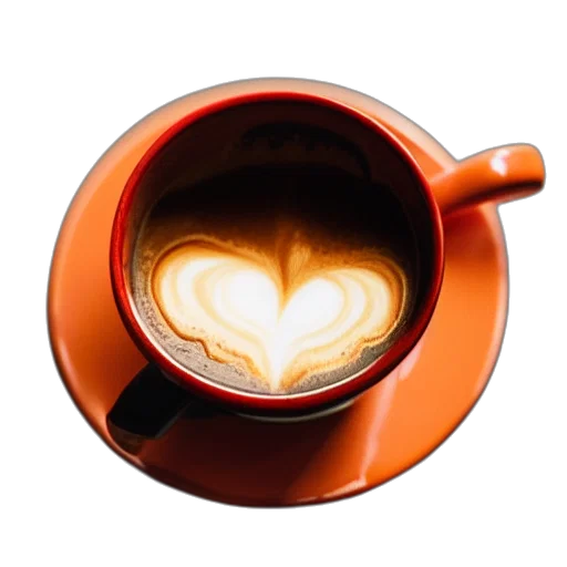 photorealistic, 3d render, cup, coffee transparent PNG cut-out