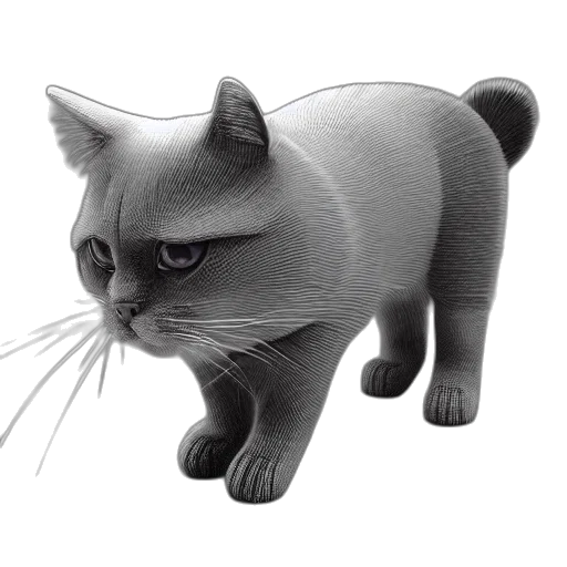 animal, creature, staff, 3d render, photorealistic, pencil sketch, concept art, cute transparent PNG cut-out
