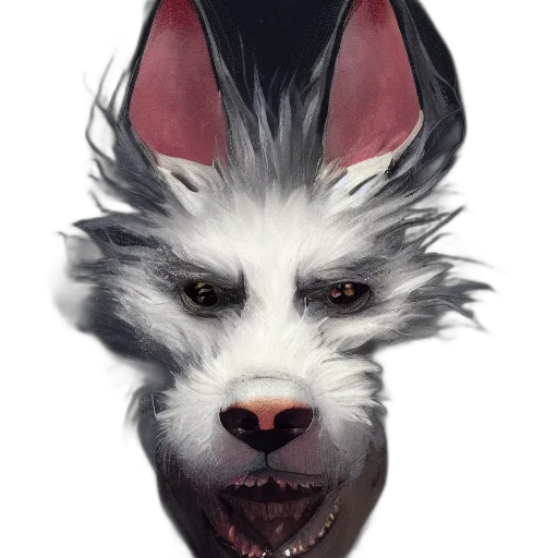 animal, mask, creature, staff transparent PNG cut-out