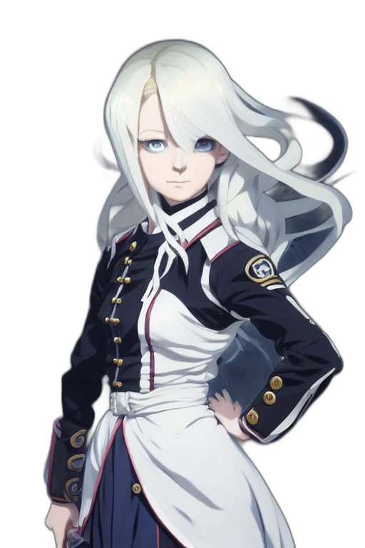 staff, jacket, face, hair transparent PNG cut-out