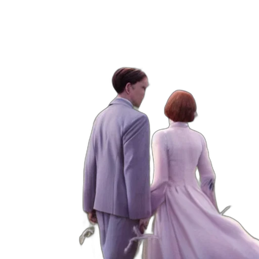 dress, concept art, 3d render, watercolor, vaporwave, snow, fog, outer space transparent PNG cut-out