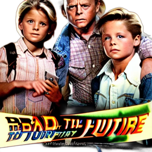 comic book art, concept art, marty, back, future transparent PNG cut-out