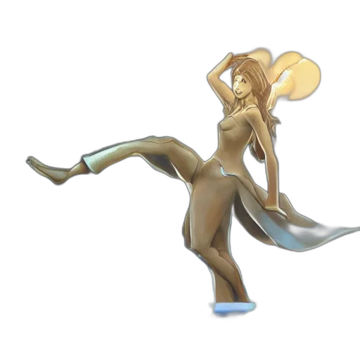 staff, creature, concept art, fantasy art transparent PNG cut-out