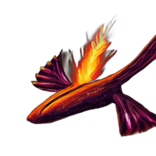 dragon, animal, staff, creature, concept art, watercolor, fantasy art, 3d render transparent PNG cut-out