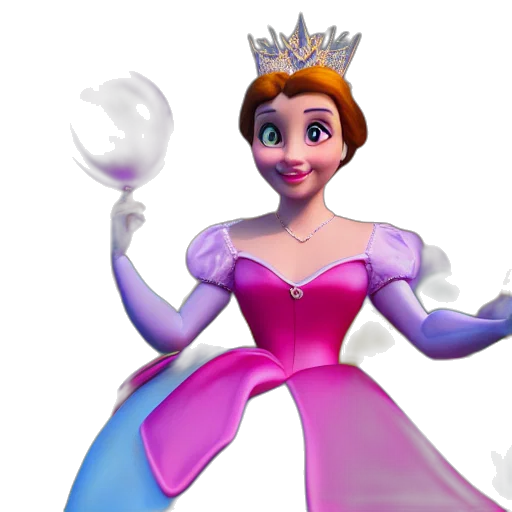 crown, dress, jewelry, staff transparent PNG cut-out