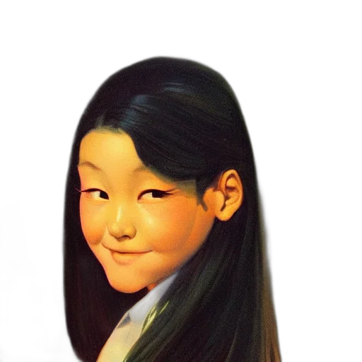face, hair, mask, robot, photorealistic, concept art, oil painting, cartoon transparent PNG cut-out
