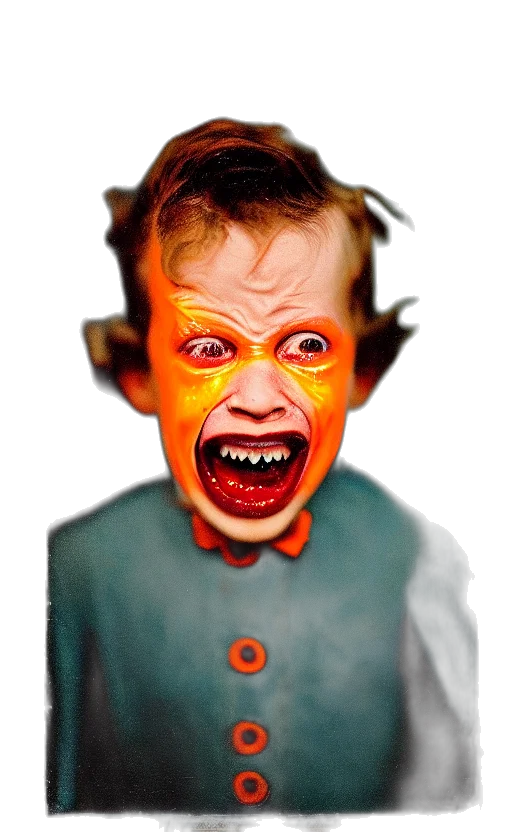 creature, mask, face, staff transparent PNG cut-out